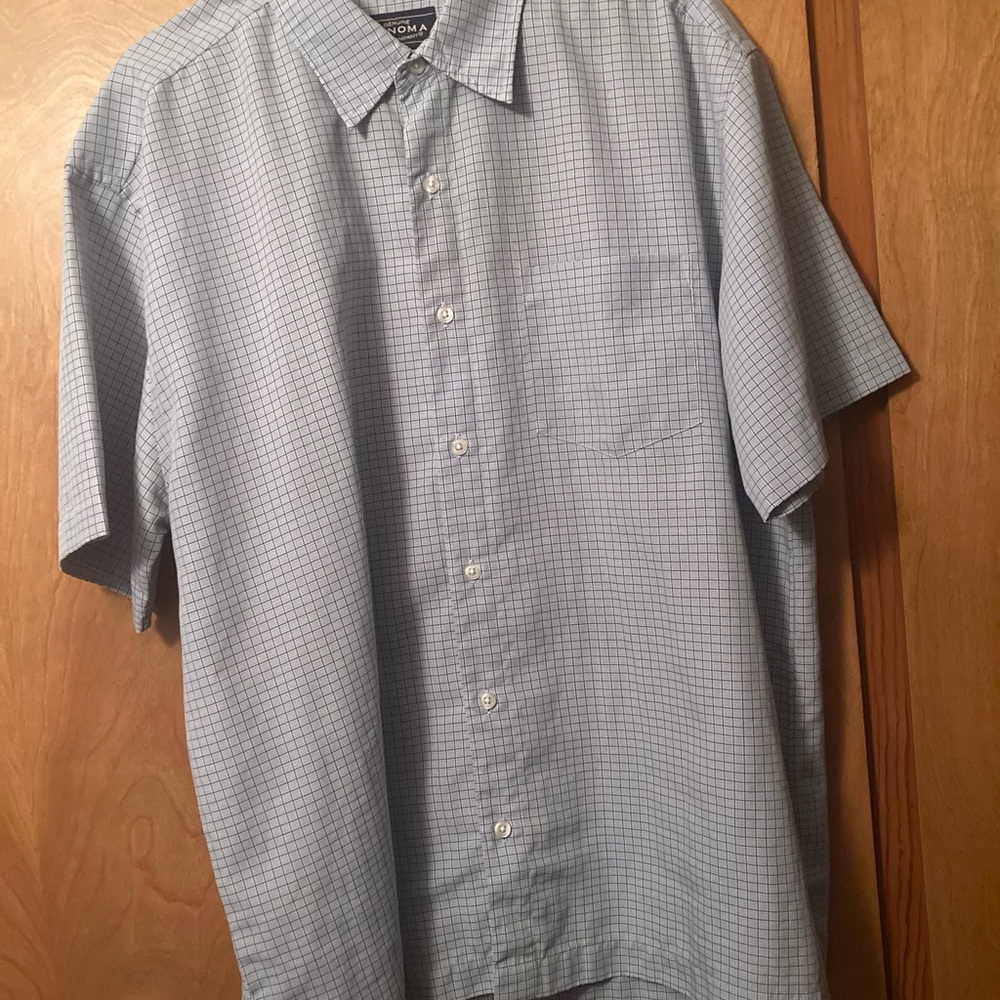Sonoma Blue Casual Button Down Shirt